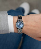 Guess Pixie Ladies Silver Tone Analog