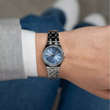 Guess Pixie Ladies Silver Tone Analog