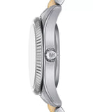 Michael Kors Ladies Lexington Two Tone Watch In Blue