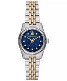 Michael Kors Ladies Lexington Two Tone Watch In Blue