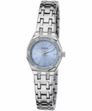 Guess Pixie Ladies Silver Tone Analog