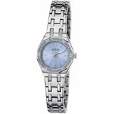 Guess Pixie Ladies Silver Tone Analog