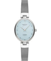 Obaku Ladies Mesh Oval Dial In Blue