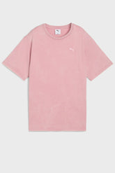 Puma Womens Essential Elevated Washed T-Shirt In Pink