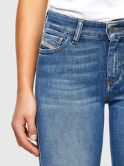 Diesel Ladies Slandy L.32 Super Skinny Regular Waisted Jeans Blue