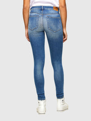 Diesel Ladies Slandy L.32 Super Skinny Regular Waisted Jeans Blue
