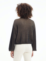 Calvin Klein J219782 Plating Chunky Roll Neck Taupe