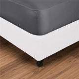 Egyptian Cotton Co T400 California Extra Sk Fitted Black