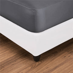 Egyptian Cotton Co T400 California Extra Sk Fitted Black