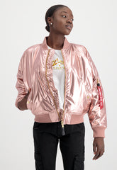 Alpha Industries MA-1 OS Metallic Womens Jacket