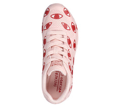 Skechers Womens Uno Shoes Pink & Red