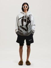 Palm Angels Jard Skater Hooded Sweater Grey/Melan