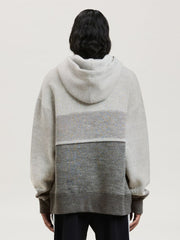 Palm Angels Jard Skater Hooded Sweater Grey/Melan