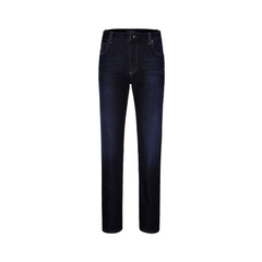 Bugatti Mens Regular Fit Jeans In Jeans in Dark Blue With Comfort Stretch
