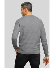 Bugatti Ound Jumper Neck Knit 740025521 250 Grey