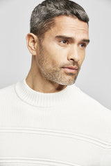 Bugatti Knit Jumper In Ecru