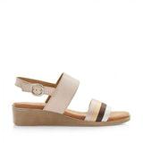 GX&Co 52200 B2 Medium Wedge Double Strap Satin