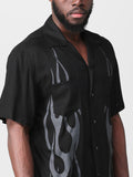 Vision Of Super Vs00506 Shirt With Grey Flames Black