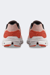 On Cloudstratus Womens Support Shoe Rose | Red