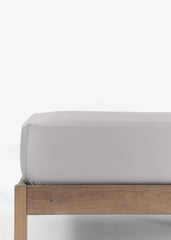 Egyptian Cotton Co T400 California Extra Sk Fitted Silver