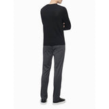 Calvin Klein Msw Merino Vneck Sweater Black