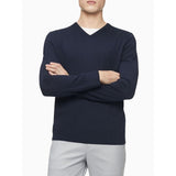 Calvin Klein Msw Merino Vneck Sweater Navy