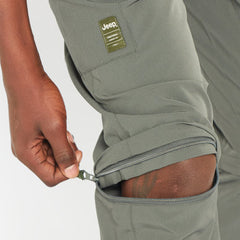 Jeep Jmic23077 M Zip-Off Utility Pants Jungle