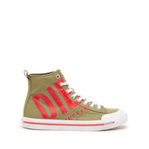 Diesel Y03233P2468 Unisex S-Athos Mix X Sneakers Olive