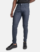Replay Ma934 13A 07 Coated Denim Blue Black