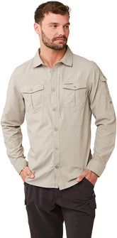 Craghoppers Nl Adv Ls Shirt Cms605 Parchment