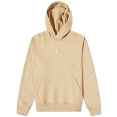 Calvin Klein J322523 Archival Monologo Back Hoodie Beige