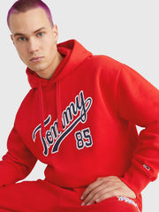 Tommy Hilfiger Rlxd College 85 Hoodie Crimson