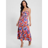 Guess Sl Tropic Dress W3Yk06Wfi20P41O Multi