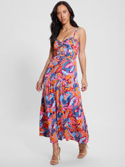 Guess Sl Tropic Dress W3Yk06Wfi20P41O Multi