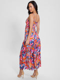 Guess Sl Tropic Dress W3Yk06Wfi20P41O Multi