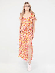 Guess Ss Adelaide Long Dress W3Yk36Weq82P32K Flora