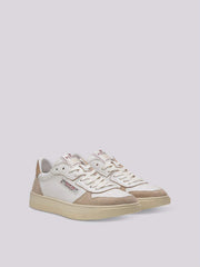 Replay Mens Reload Suede Shoes Off White