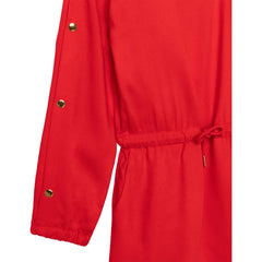 Boss J12201 Kids Ls Dress Red