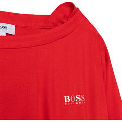 Boss J12201 Kids Ls Dress Red