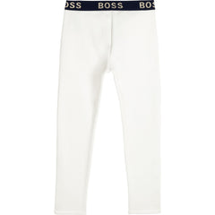 Boss J14228 Kids Sweat Pants Off White