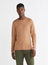 Calvin Klein Msw Merino Crew Neck Sweater Caramel