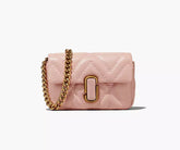 Marc Jacobs The Quilted Leather J Marc Shoulder Bag In Rose