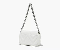 Marc Jacobs The Quilted Leather J Marc Mini Bag In Cotton