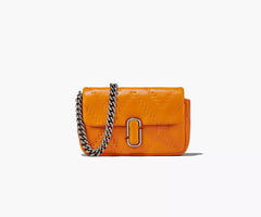 Marc Jacobs The Quilted Leather J Marc Mini Bag In Scorched