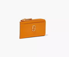 Marc Jacobs The J Marc Top Zip Multi Wallet In Scorched
