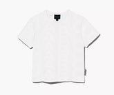 Marc Jacobs The Monogram Baby Tee In Eggshell Optic White