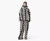 Marc Jacobs The Monogram Oversized Hoodie In Black Ivory