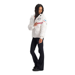Alpha 128007 Ma-1 Hooded Puffer White