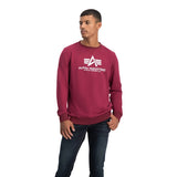 Alpha Induestries Ai Basic Crew Deep Maroon