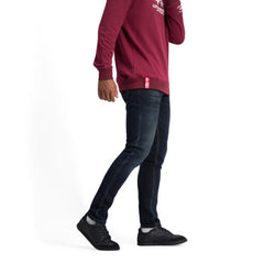 Alpha Industries Mens Strech Denim Dark Blue